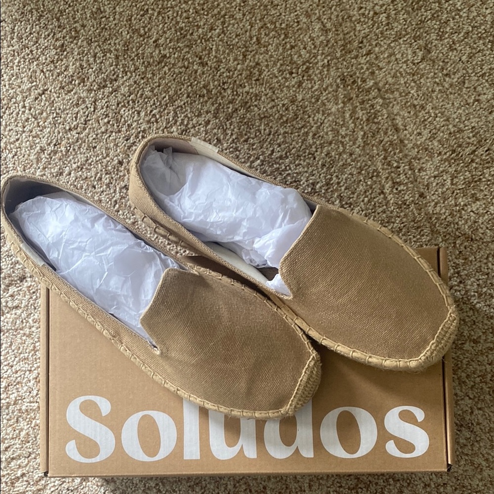 Soludos Tan Espadrilles Slip-On Comfort